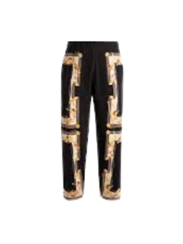 Bally Track Pants Graphic Print Black