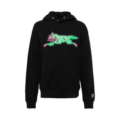 Ice-Cream Hoodie Running Dog Black