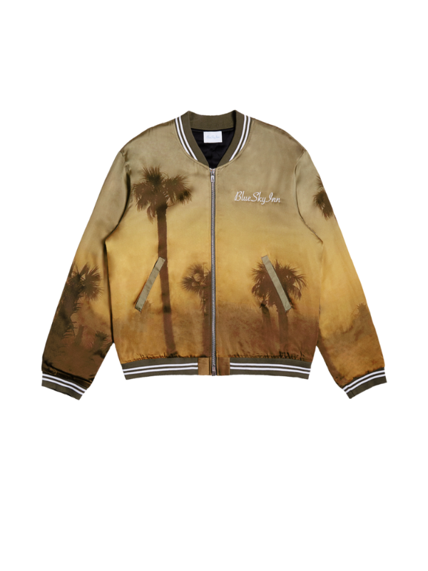 Blue Sky Inn Jacket Palm Print Sand