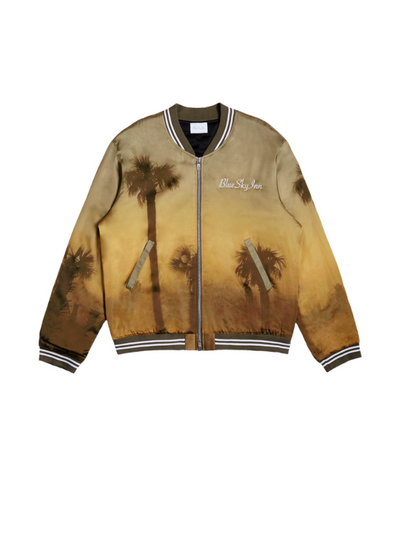 Blue Sky Inn Jacket Palm Print Sand