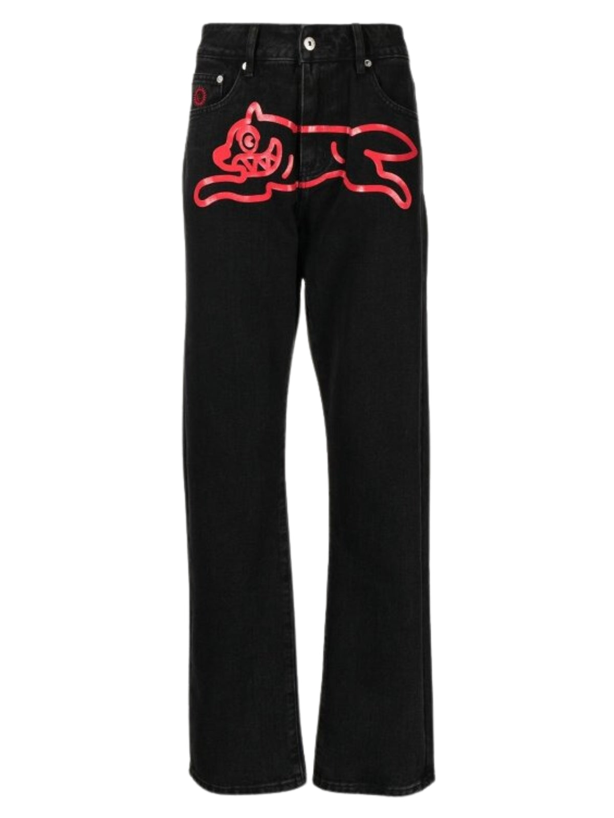 Ice-Cream Jeans Running Dog Double Scoop Black
