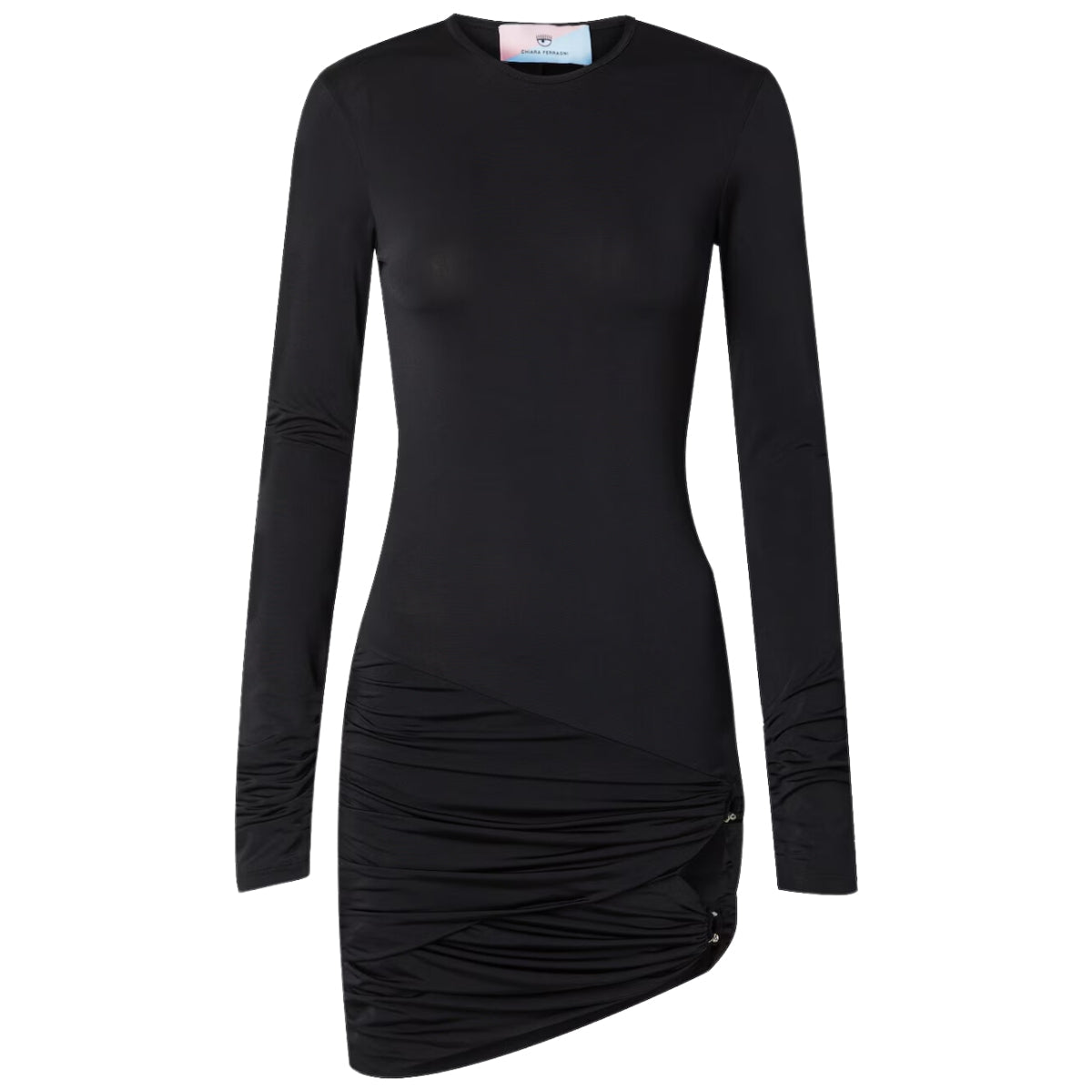 Chiara Ferragni Dress Bottom Ruched Black