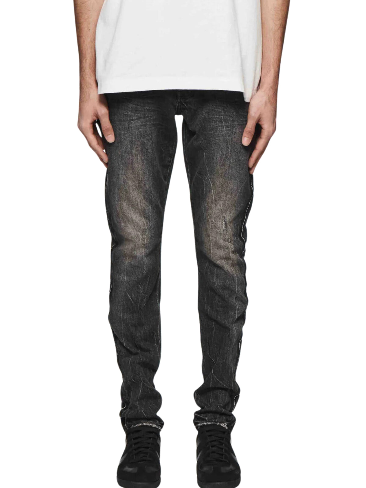 Purple Jeans Skinny Black