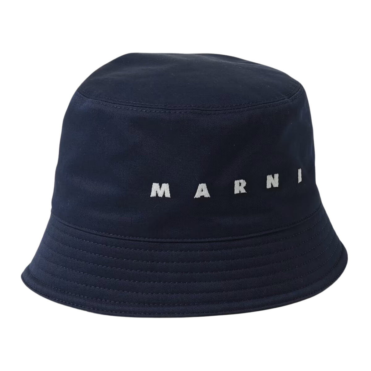 Marni Bucket Hat Logo Navy