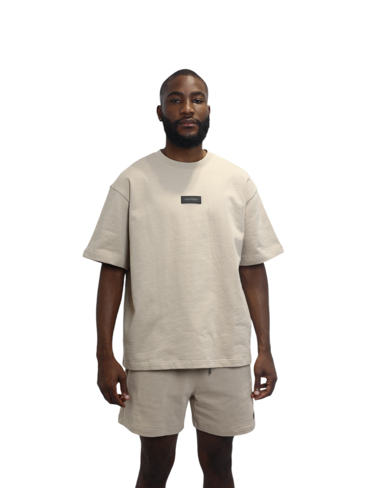 Capone T-Shirt Lounge Wear Oversized Biscuit