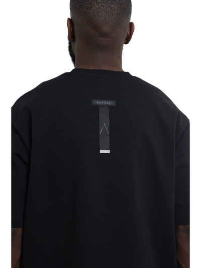 Capone T-Shirt Lounge Wear Oversized Black