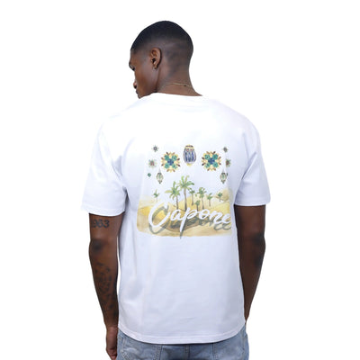 Capone T-Shirt Desert Palm White