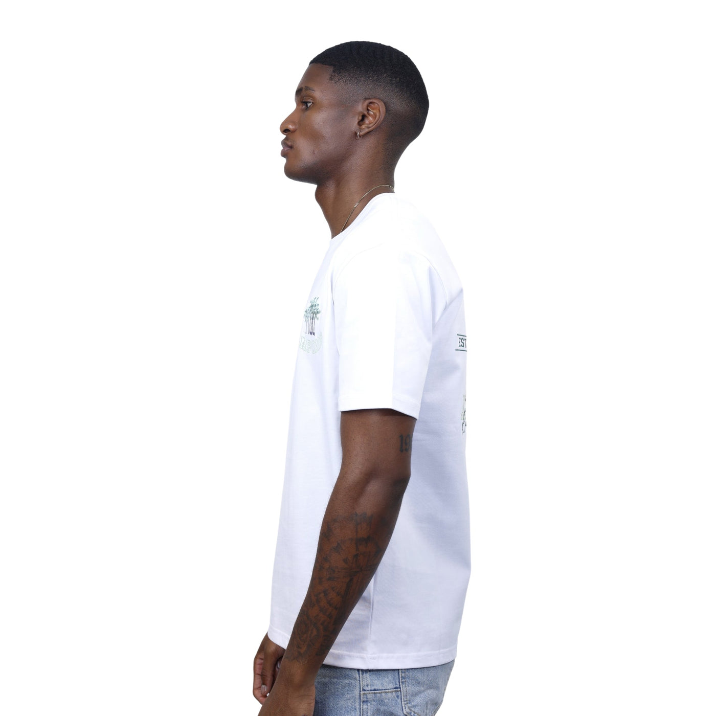 Capone T-Shirt Desert Camel White