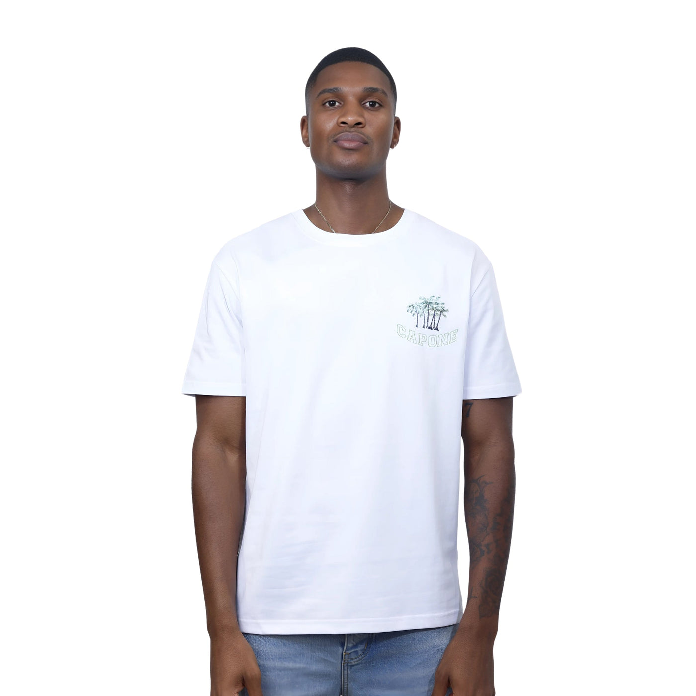 Capone T-Shirt Desert Camel White
