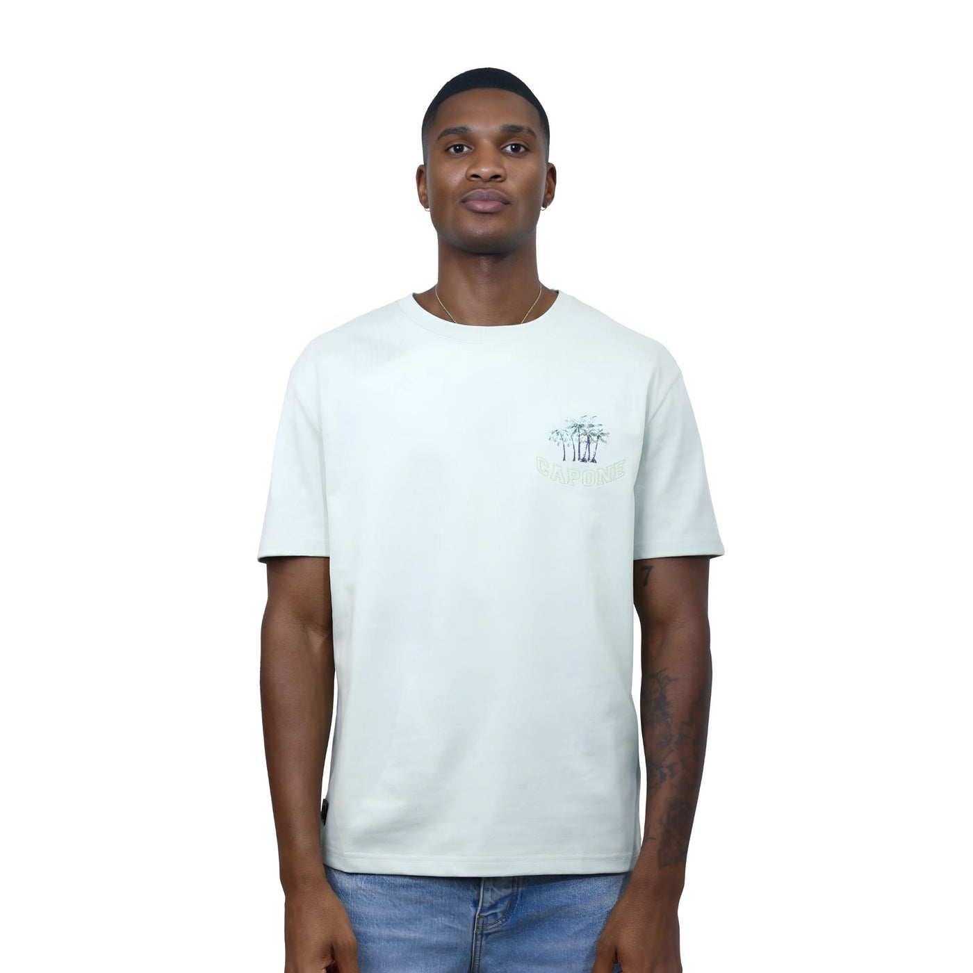 Capone T-Shirt Desert Camel Mint