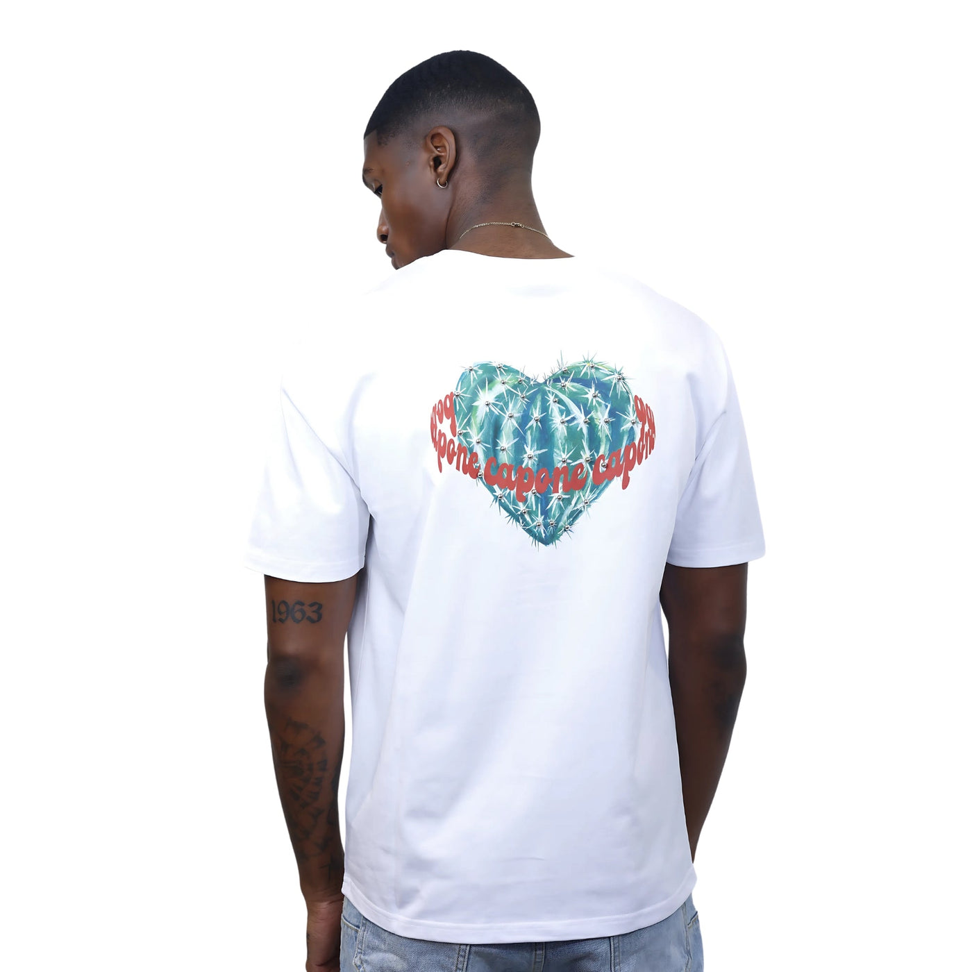 Capone T-Shirt Cactus White