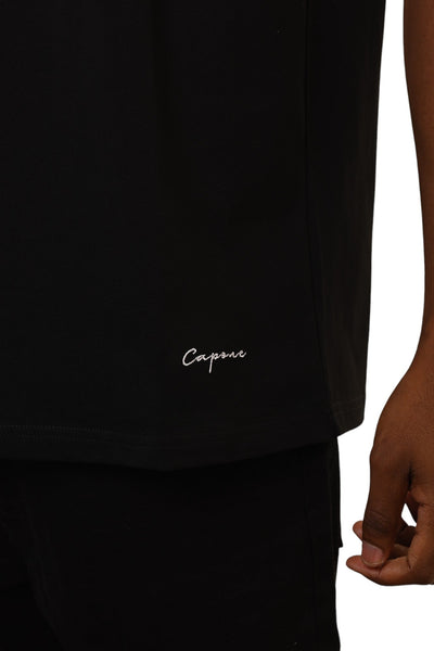 Capone T-Shirt Name Tag Black