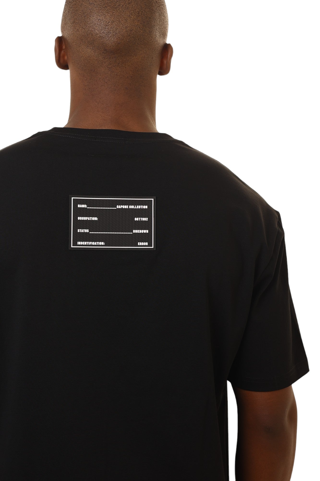 Capone T-Shirt Name Tag Black