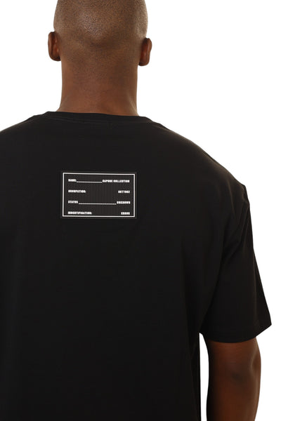 Capone T-Shirt Name Tag Black