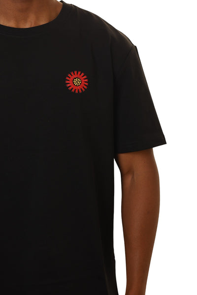 Capone T-Shirt Capone Club Flower Black