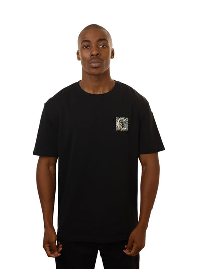 Capone T-Shirt Graphic Twin Rose Black