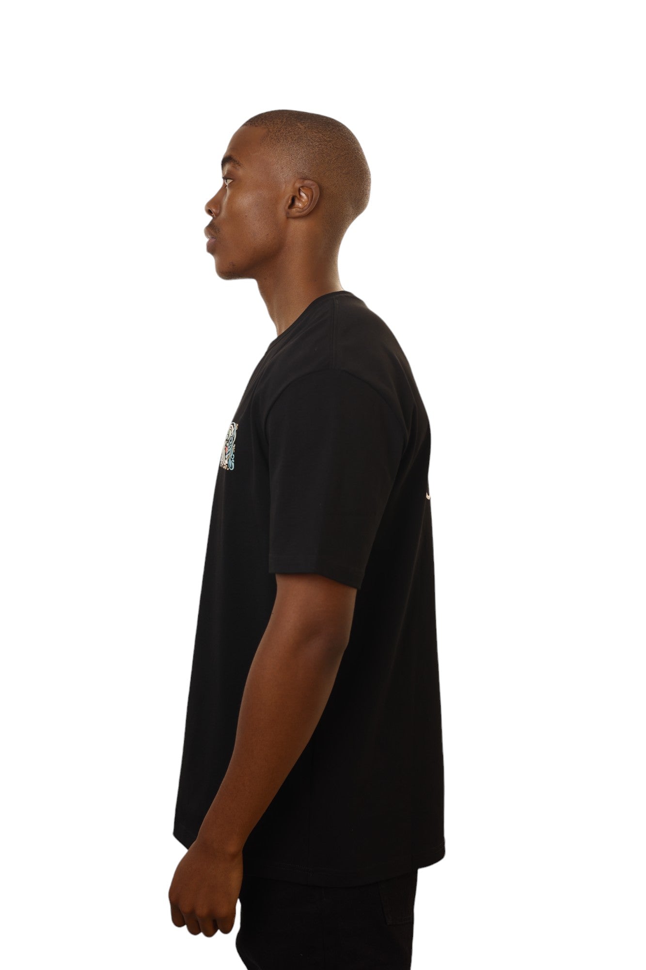 Capone T-Shirt Graphic Twin Rose Black