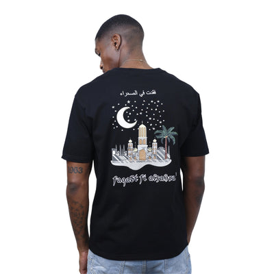 Capone T-Shirt City Moon Black