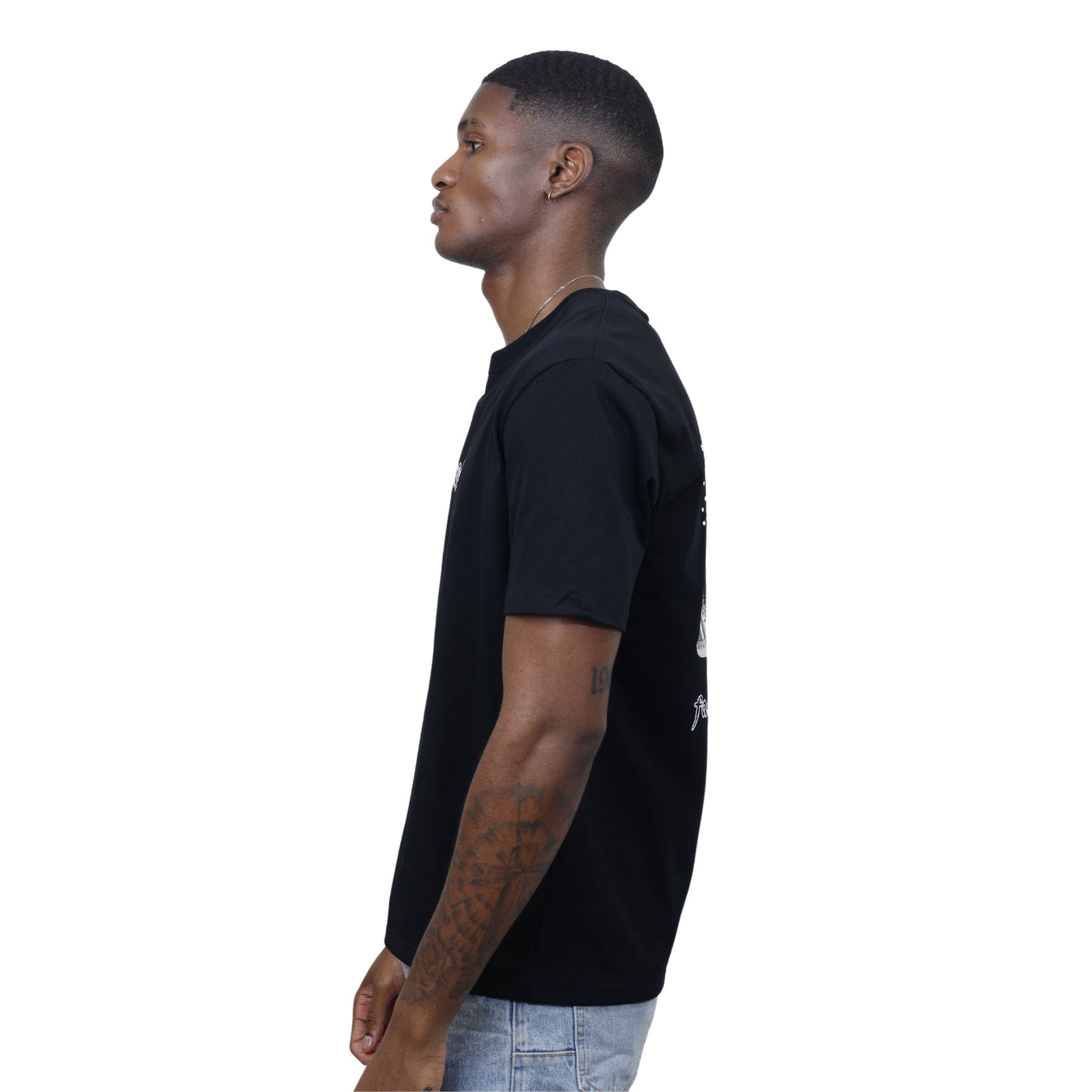 Capone T-Shirt City Moon Black