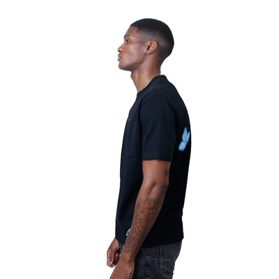 Capone T-Shirt Japan City Butterfly Black