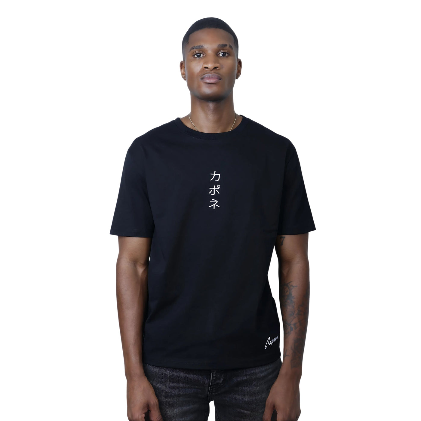 Capone T-Shirt Japan City Butterfly Black
