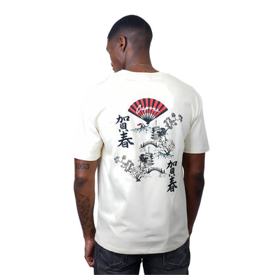 Capone T-Shirt Japan Fan Beige