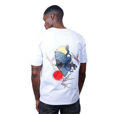 Capone T-Shirt Japan Dragon White