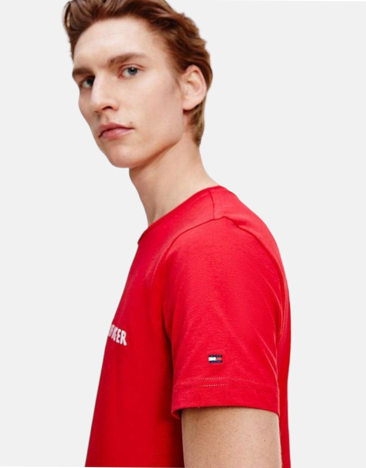 Tommy Hilfiger Logo T-Shirt Red