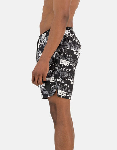 SPCC Bates Black Swim Shorts