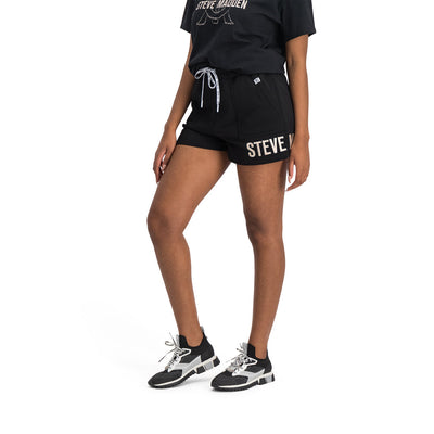 PAYTON LADIES KNITTED T-SHIRT BLACK