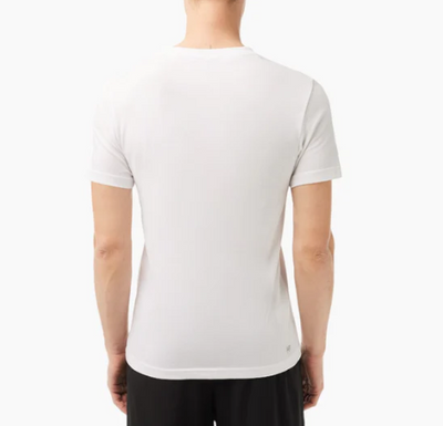 Crew Neck crocodile print organic cotton t-shirt