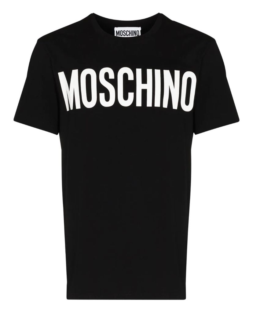 Moschino Black Printed T-shirt