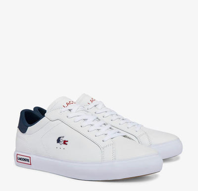 Men's Powercourt Leather Tricolour Trainers