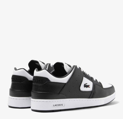 Lacoste Men's Court Cage Leather Colour Contrast Trainers
