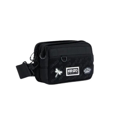 Kenzo Bag Belt Mono Logo Black