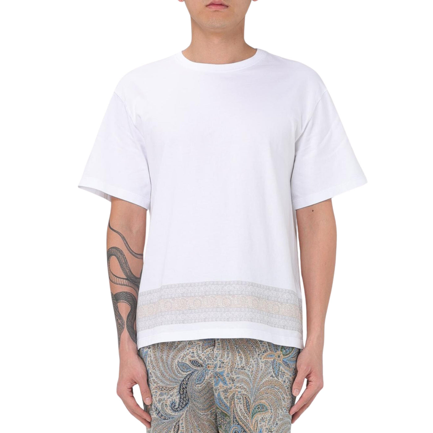 Etro T-Shirt Roma White