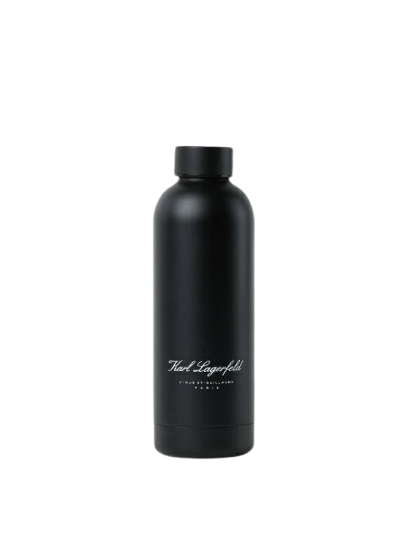 Karl Lagerfeld Water Bottle Logo Black