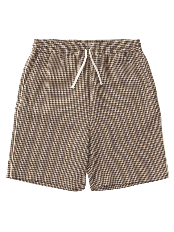 Drole De Monsieur Shorts Pattern Block Beige