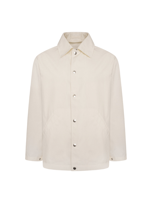 Jil Sander Jacket Logo Back Cream