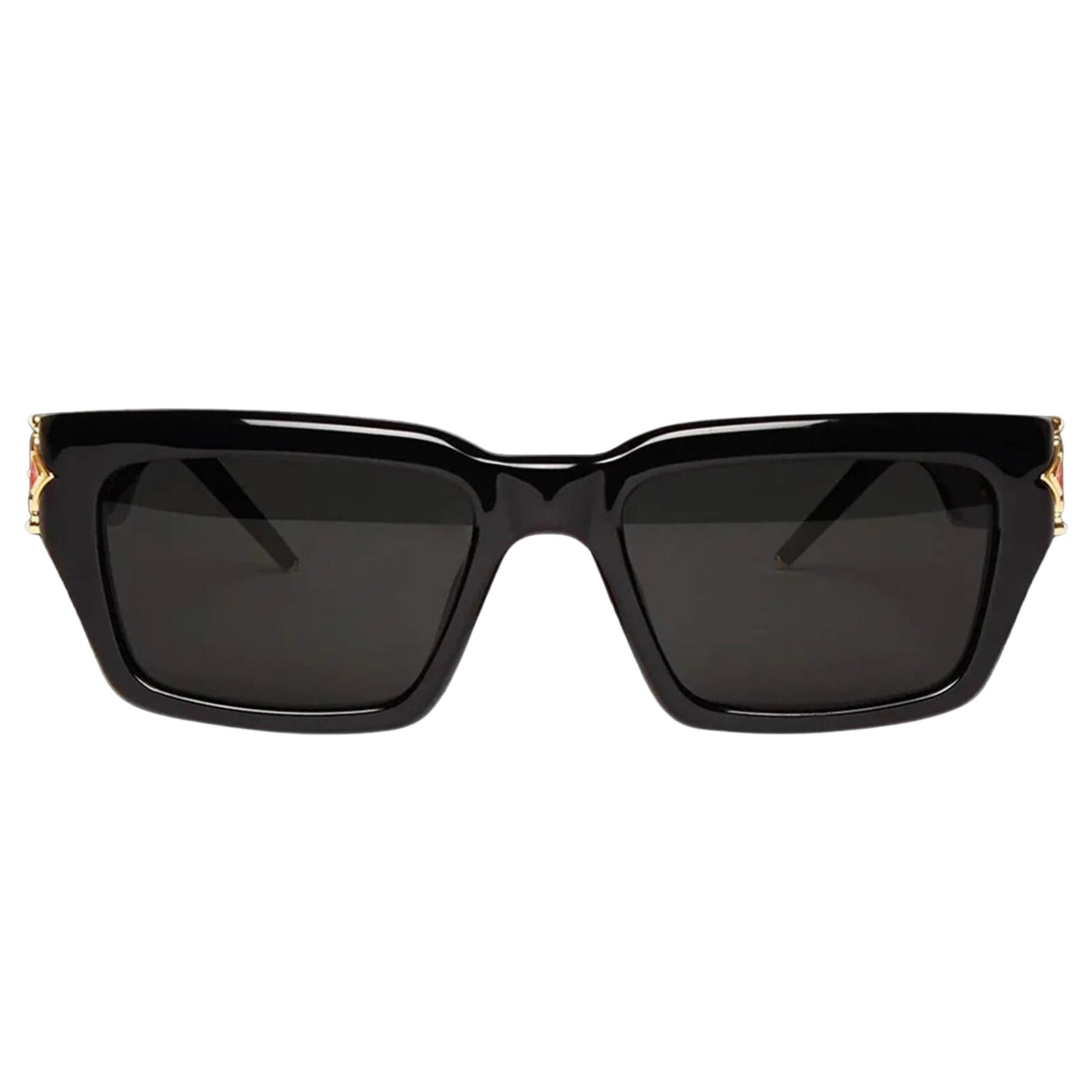 Casablanca Sunglasss Gold Embelm Black