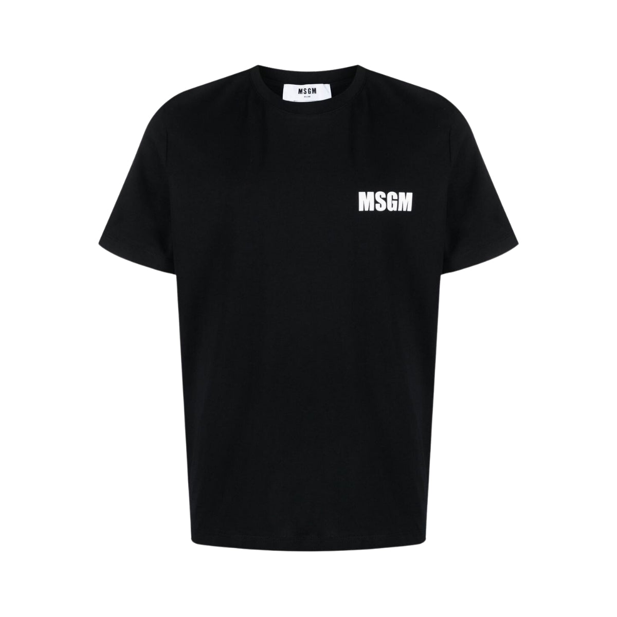 Msgm T-Shirt Side Italics Black