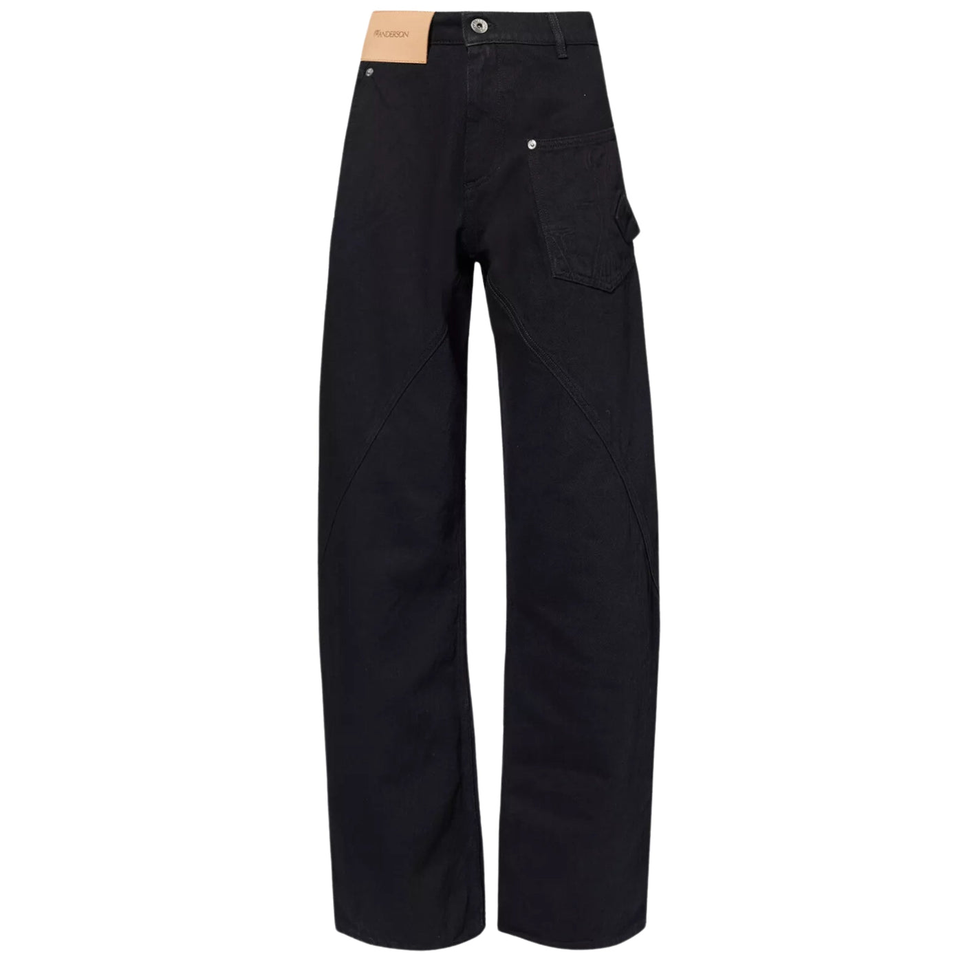 Jw Anderson Jeans Twisted Workwear Black