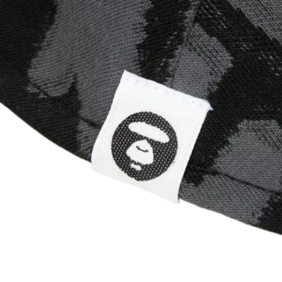 Aape Bucket Hat Camo Logo Black-Grey