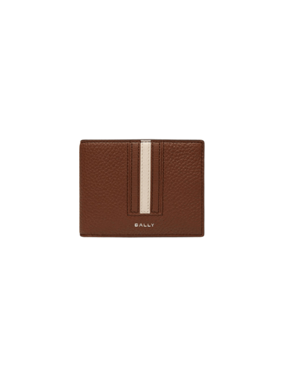 Bally Wallet Logo Desert Brown