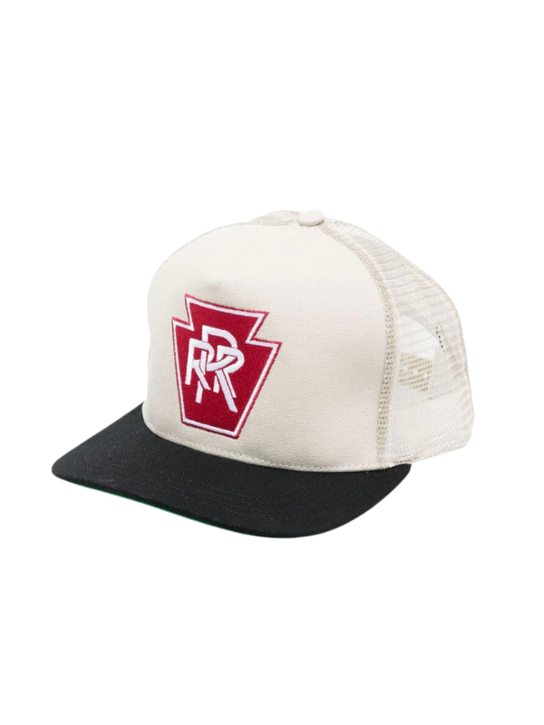 Rhude Cap Triple R Trucker White-Black