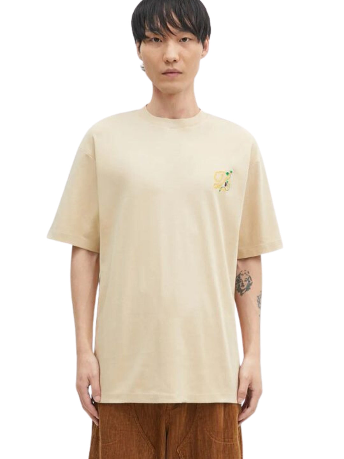 Drole De Monsieur T-Shirt Graphic  Cream
