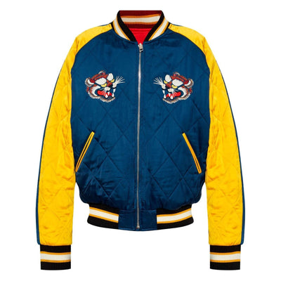 Kenzo Jacket Bomber Tigers Yellow-Blue