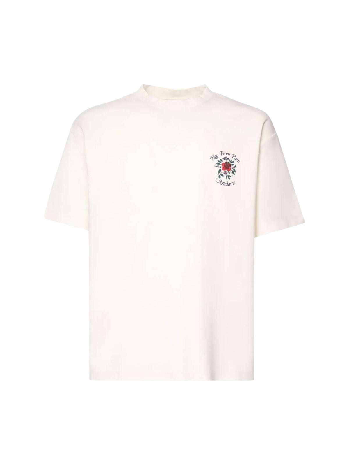 Drole De Monsieur T-Shirt Floral Paris Cream