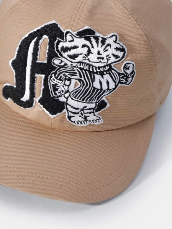 Msgm Cap M Mascot Beige