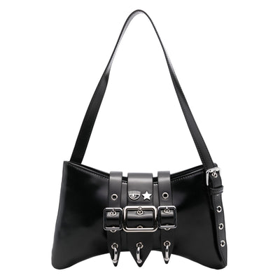 Chiara Ferragni Bag Helix Three Buckle Black